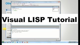 Visual LISP for AutoCAD Tutorial [upl. by Hindu]