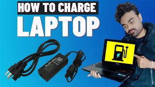 How To Charge Laptops  Laptop Ko Charging Per Kaise Lagaen  लॅपटॉप चार्ज कैसे करे [upl. by Esch]