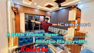 Simple amp Modern  2 BHK Home Tour ideas  Kolkata Interior Designer  ​⁠​⁠ [upl. by Egidio620]