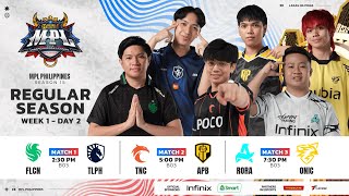 🔴 LIVE  MPL PH S15  FILIPINO  Week 1 Day 2 [upl. by Thibaut734]