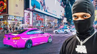 MOST WANTED DRIVERS TAKEOVER TIMES SQUARE [upl. by Hazlett125]