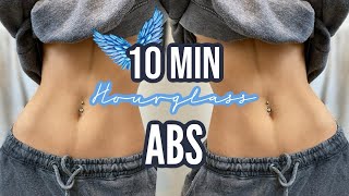 MY 10 MINUTE AT HOME AB WORKOUT FOR A TINY WAIST [upl. by Larimor]