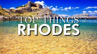 Top 7 Things To Do in Rhodes Greece 2021 [upl. by Nolasba]