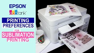 Setting Up the Printing Preferences for Sublimation Printing  Mirror Mode for Sublimation Printing [upl. by Alister]