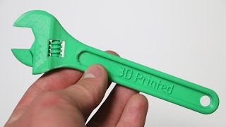 3D Printed Working Wrench Thingiverse Print Review [upl. by Einaj]