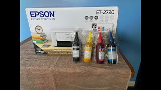 Epson ET2720 SUBLIMATION PRINTER EASY SETUP using Printers Jack ink [upl. by Aierbma591]