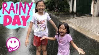 FUN THINGS TO DO on a RAINY DAY with Kaycee amp Rachel [upl. by Gnidleif]