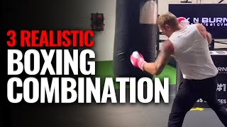 3 Realistic Boxing Combinations you Should Practice [upl. by Dionysus]