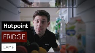 How to replace your fridge lamp bulb  by Hotpoint [upl. by Tempest733]