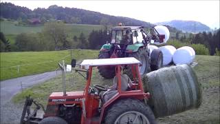 Siloballen wickeln mit Deutz [upl. by Heall]