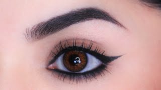 3steps to Apply Winged Eyeliner like a Pro with Lakme Eyeliner  Eyeliner tutorial  Chandrika [upl. by Janith]