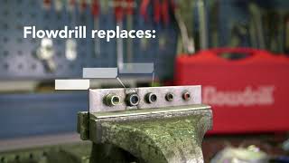 Flowdrill  friction drilling we replace fasteners [upl. by Divadnhoj]