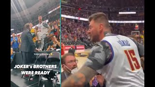 WATCH NIKOLA JOKIC BROTHERS GOES CRAZY AFTER JOKIC EJECTED FROM GAME4 AGAINST PHOENIX SUNS [upl. by Breban]