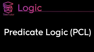 Logic Predicate Logic [upl. by Bunting197]