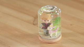 A DIY Snow Globe Made Using Mason Jar [upl. by Ekal]