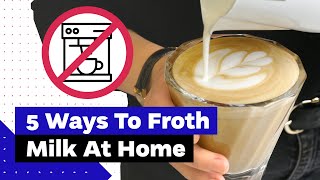 How To Froth Milk At Home Best Milk Frothers Review [upl. by Aimahs]