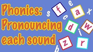 English Letter Pronunciation  Phonics [upl. by Eustasius]