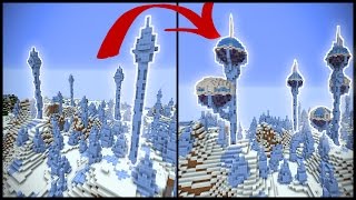 Lets Transform Minecraft ICE SPIKES [upl. by Unni661]