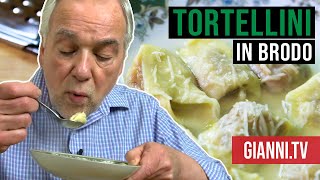 Tortellini in Brodo Italian recipe Giannis North Beach [upl. by Girard36]