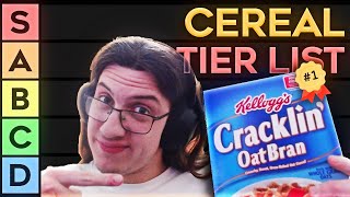 My DEFINITIVE Cereal Tier List [upl. by Reyam297]