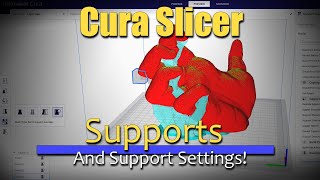 Cura Support Tutorial  Support Tips and Tricks [upl. by Yrreiht333]