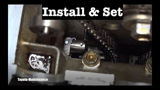 How to install and set Timing Chain Tensioner [upl. by Billen]