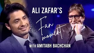 Ali Zafars fan moment with Amitabh Bachchan  Kill Dil Cast  KBC [upl. by Llereg72]