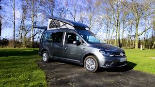 Campervan Review CMC Reimo VW Caddy Camp Maxi [upl. by Bray758]