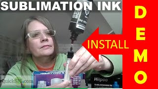 How to Install Sublimation Ink With and Without Syringe 3 Methods of Filling Your Epson Eco Tank [upl. by Hgielyk]