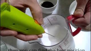 How To Make Latte Art with Mini Milk Frother [upl. by Dinan519]