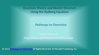 Chemistry Using the Rydberg Equation [upl. by Benilda449]