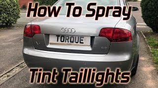 How To Spray Tint Your Taillights [upl. by Lewap]