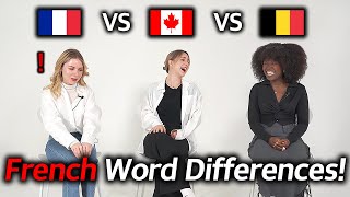 Word Differences Between French Language Countries France Belgium Canada [upl. by Haas110]