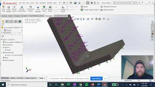 Solidworks Tutorial  How to Do Stress Analysis in Solidworks [upl. by Eiduj]