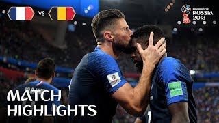 France v Belgium  2018 FIFA World Cup  Match Highlights [upl. by Kreiker]