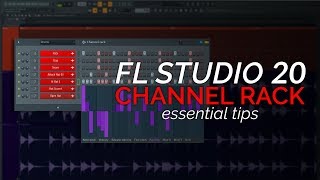 FL Studio 20 Basics  The Channel Rack Step Sequencer [upl. by Lisha]