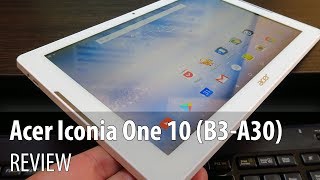 Acer Iconia One 10 B3A30 Review [upl. by Gilud]