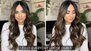 EASY EVERYDAY LOOSE CURLS [upl. by Marga]