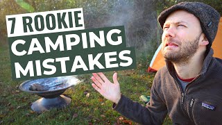 7 Mistakes While Tent Camping  For Beginners [upl. by Infield]