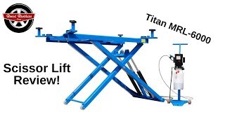 Scissor Lift Review Titan MRL6000 mid rise car lift [upl. by Phipps]