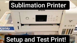 Setting Up An EPSON ECOTANK ET 2760 For SUBLIMATION  DIYNINJA [upl. by Qifahs]