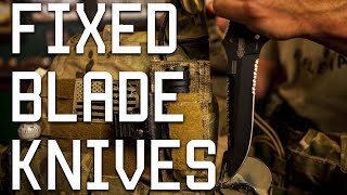 Fixed Blade Knives  Special Forces Review  Tactical Rifleman [upl. by Einnor]