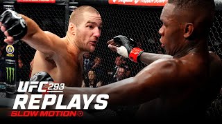 UFC 293 Highlights in SLOW MOTION [upl. by Odlaner]