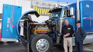 Mechanical V8 CAT 3408 Dyno Run [upl. by Bamby155]