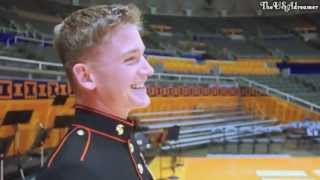 US Marine comes home and surprises his brother [upl. by Sirraj]