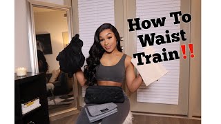 How to get a Small Waist by Waist Training [upl. by Neyrb]