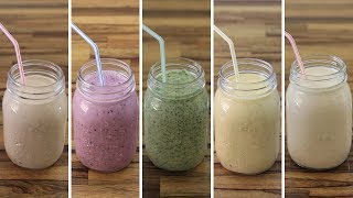 5 Healthy Smoothie Recipes [upl. by Nereil]