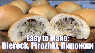 Bierocks Runza Pirozhki amp Пирожки recipe 2020 RockinRaffi Ep 72 cook with me [upl. by Notsruht]