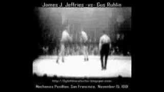 Jim Jeffries vs Gus Ruhlin San Francisco 11151901 Rare Film Restoration [upl. by Constantin]