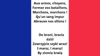 National anthem of France  Hymn Francji  La Marseillaise [upl. by Nomi]